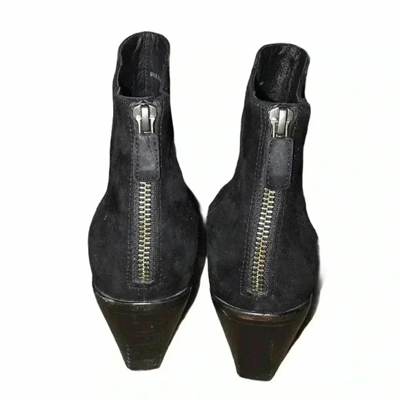 Eileen Fisher Peer Shadow Suede Bootie Size 6 - Picture 4 of 8